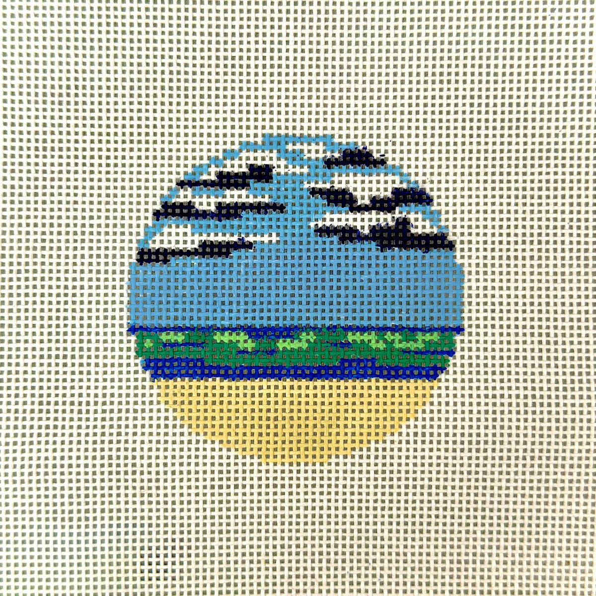 Perfect Beach Day Round Insert – The Splendid Stitch
