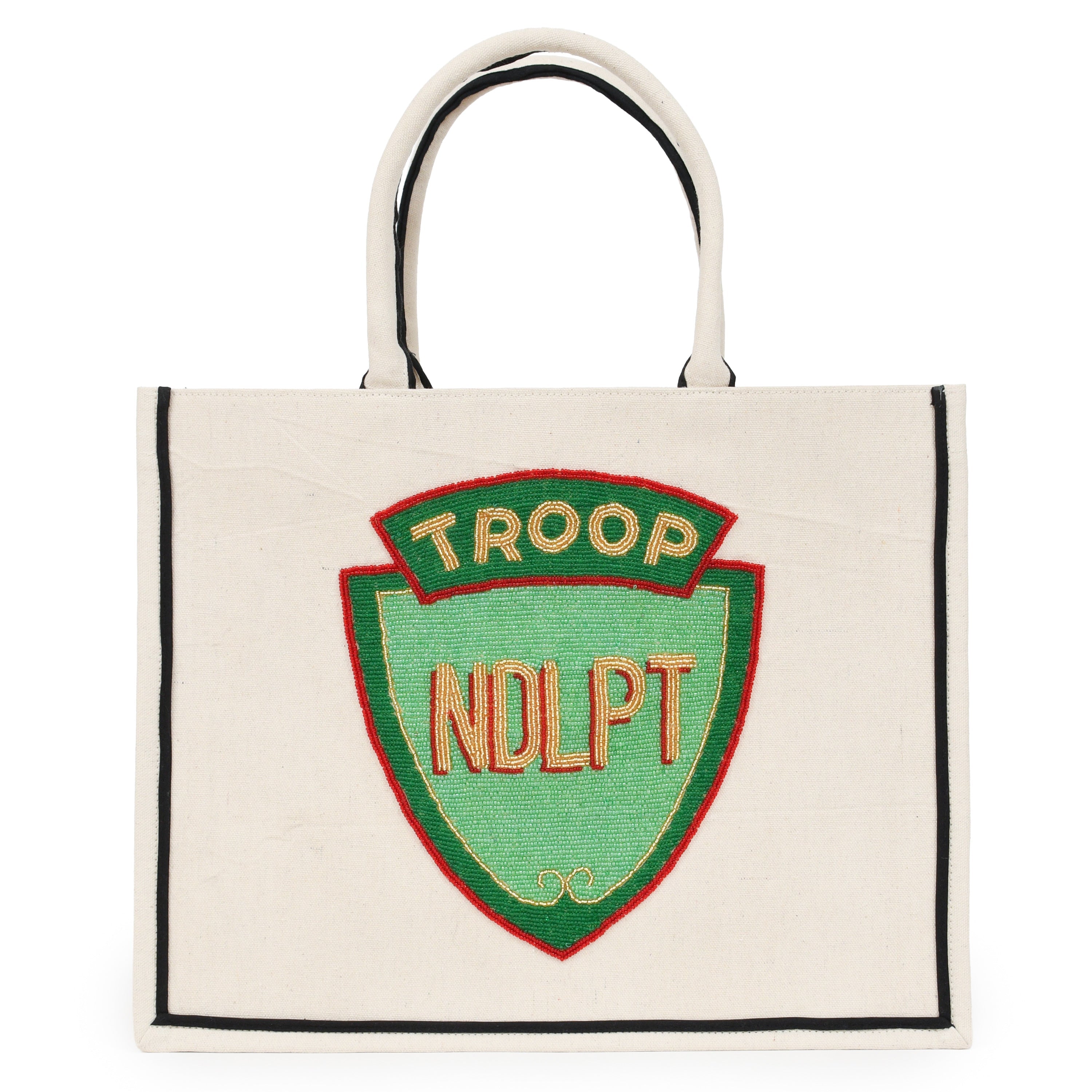 Troop NDLPT Canvas Handle Tote Green – The Splendid Stitch